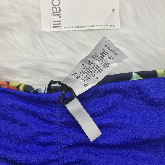 BarIII Painted Posies Floral-Print Cheeky Floral Medium - Picture 4 of 6